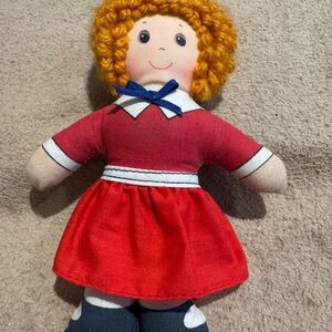 Vintage 1980s Little Orphan Annie rag doll